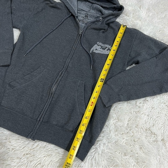 Disney Parks Mickey Mouse 28 Full Zip Hoodie Grey Men’s Size Small - Picture 3 of 8